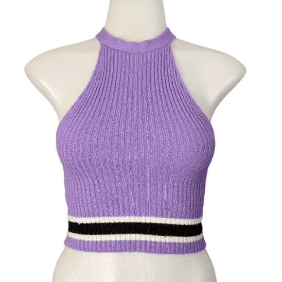 The Ragged Priest Purple Crop Top size small - Picture 1 of 6